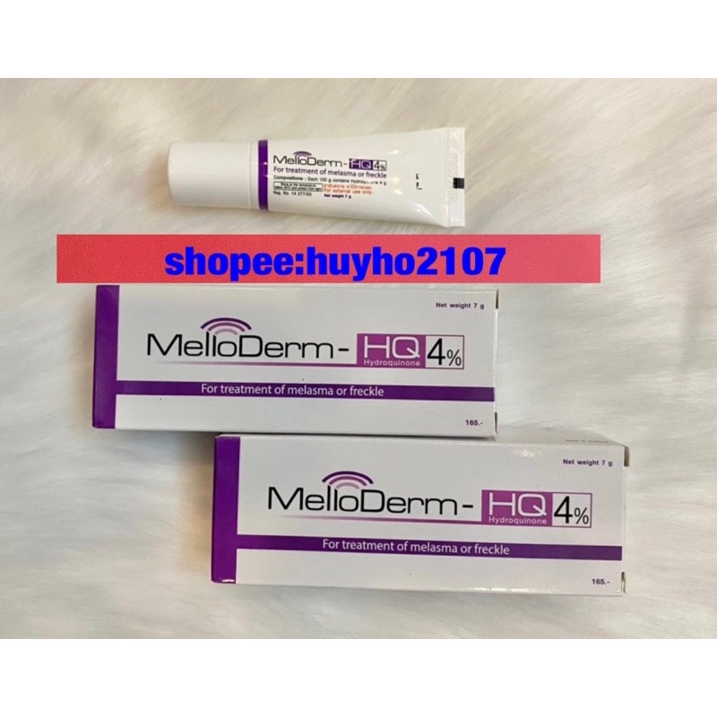 Kem MelloDerm HQ 4% loại bỏ thâm nám,tàn nhang,trắng da