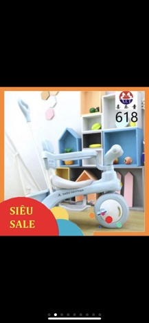 XE ĐẨY 3 BÁNH CHO BÉ YÊU