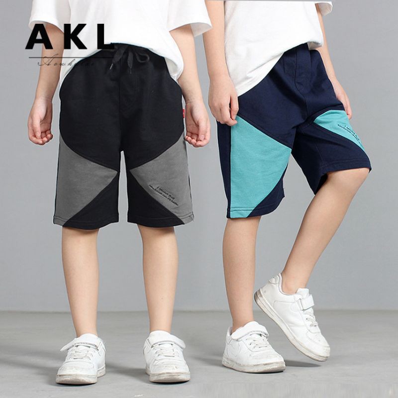 Quần thun bé trai size đại, quần short chất cotton cho bé (AKL5911)