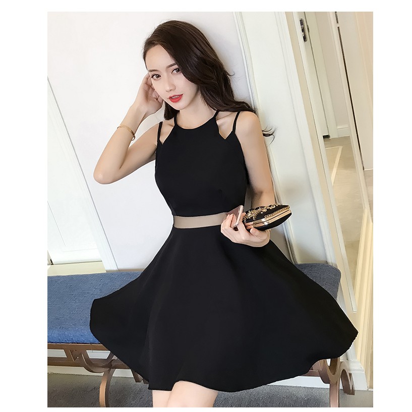 Đầm 2 dây quai chéo phong cánh Hàn Quốc( Hàng có sẵn ) | BigBuy360 - bigbuy360.vn