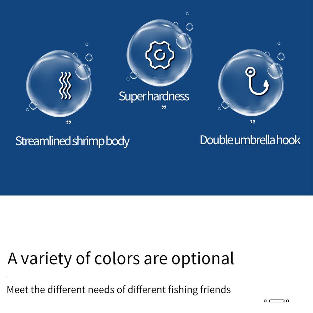 MAYSHOW Mồi Câu Cá Giả Hình Tôm Bằng Gỗ Phát Sáng Sống Động Mới