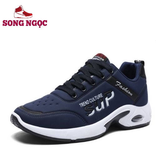 GiàyThể Thao Nam Giày Sneaker tăng chiều cao đi nhẹ mang êm da mềm kiểu dáng trẻ đẹp mới nhất hd29 video thật