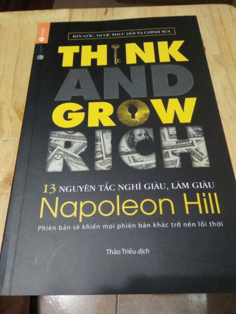 Sách - 13 Nguyên Tắc Nghĩ Giàu Làm Giàu - Think And Grow Rich