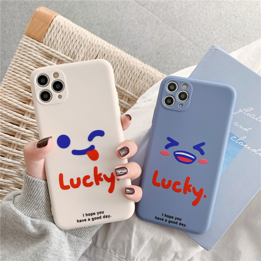 Mickey Lucky emoji Ốp lưng iPhone 12 iPhone 11 Pro Max Soft Case Apple iPhone XS Max XR SE iPhone 7 8 Plus Phone Case iPhone 12 Pro Soft Cover