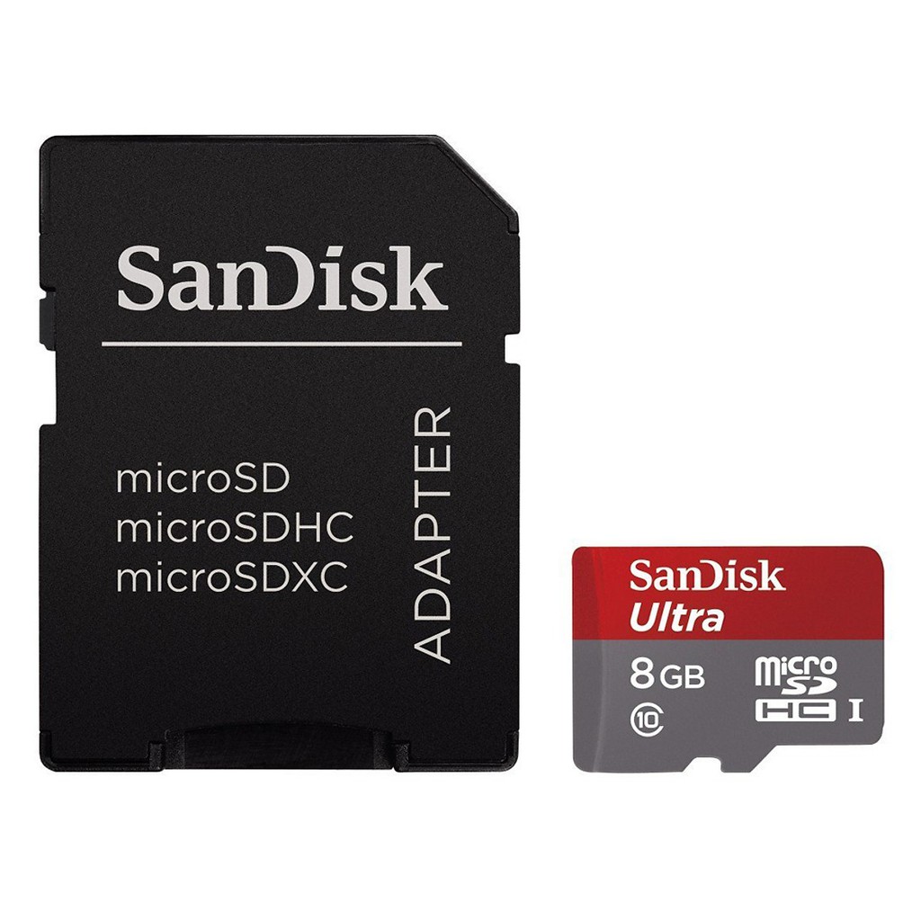 Thẻ nhớ microSD Sandisk Ultra 8GB Class 10