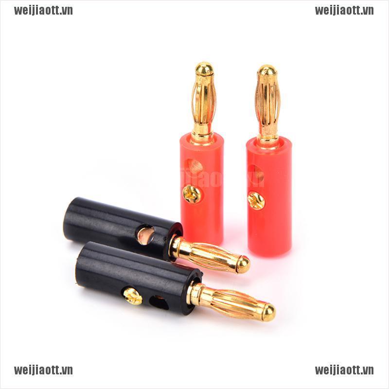Set 10 phích cắm chuối 4mm kết nối loa thông dụng