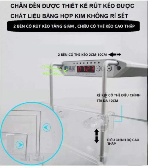 Đèn Aquablue RGB Smart cho bể cá thủy sinh