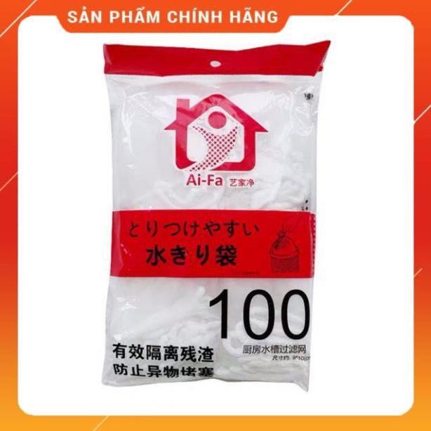 [ HÀNG SIÊU TỐT]  Sét 100 túi lọc rác bồn rửa bát