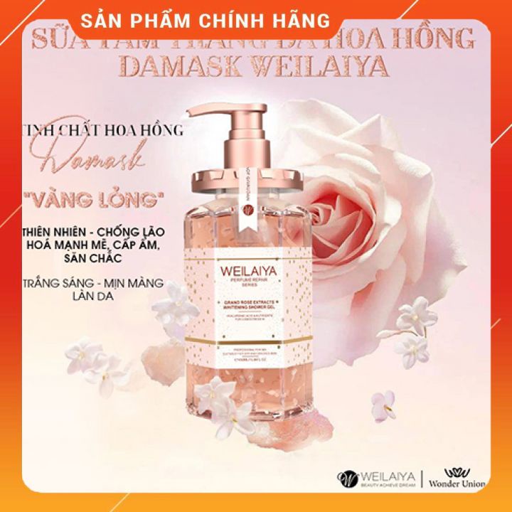 Sữa tắm nước hoa Weilaiya, sữa tắm toàn thân hương thơm lan tỏa [ Chai 450ml]