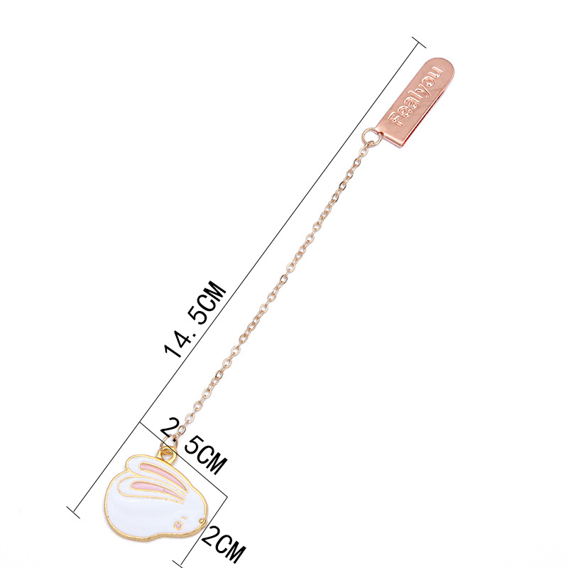 Thẻ đánh dấu sách hình thỏ xinh xắn dễ thương