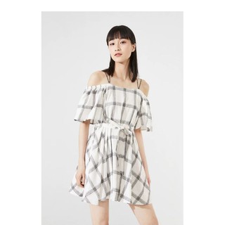 Váy kẻ one more full tag size s, m