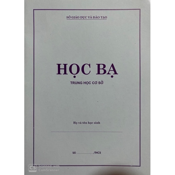 Học Bạ Trung Học Cơ Sở
