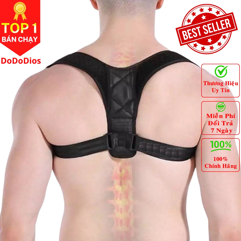 Đai Đeo Vai Hỗ Trợ Điều Chỉnh Tư Thế Chống Gù Lưng - Chính hãng DODODIOS