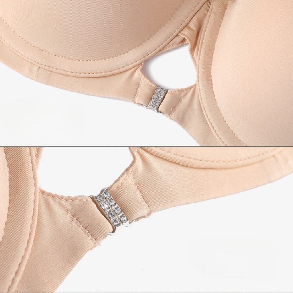 Áo lót nữ có gọng đệm mút mỏng nâng ngực tạo khe sexy, Áo ngực nữ đúc su lạnh mặc thoải mái dễ chịu JOCOSI A360