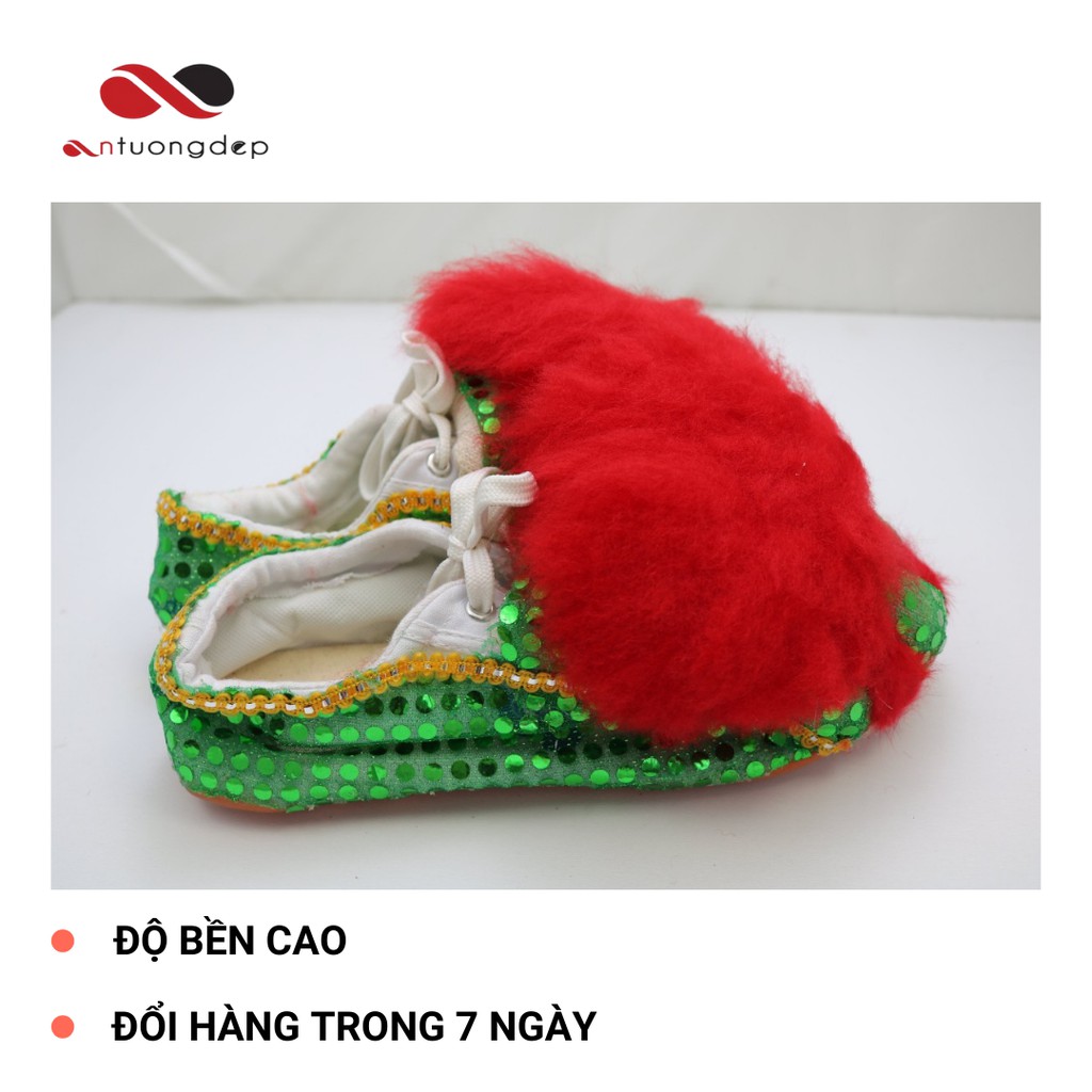 Giày múa lân vải siêu dễ thương