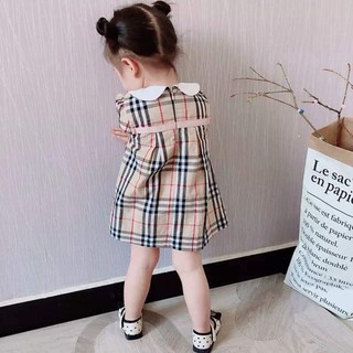 Váy kẻ Bbr cổ bèo