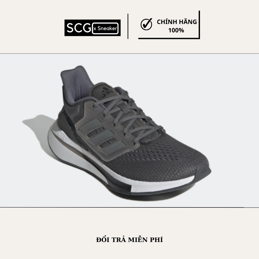 Giày chạy bộ thể thao - Adidas EQ21 RUNNING -Màu Xám- H00541 - Hàng Chính Hãng - SCGxsneaker