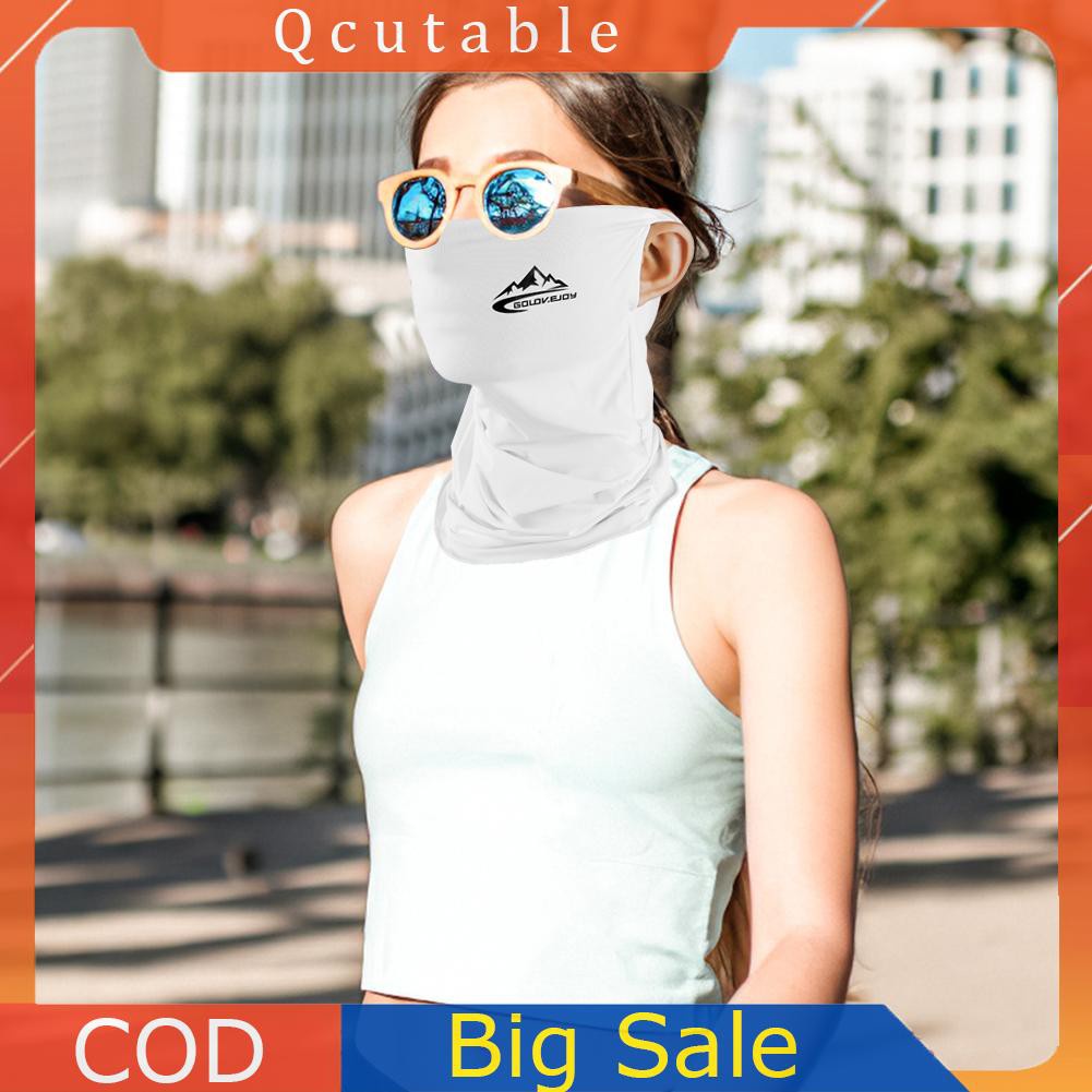 Khăn trùm mặt và cổ bằng lụa băng chống nắng đa năng khi lái xe ngoài trời