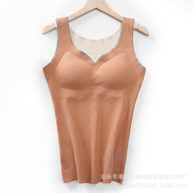 Áo lót không đường may thiết kế mới chất nhung dày dặn giữ ấm cao cấp thời trang dành cho nữ