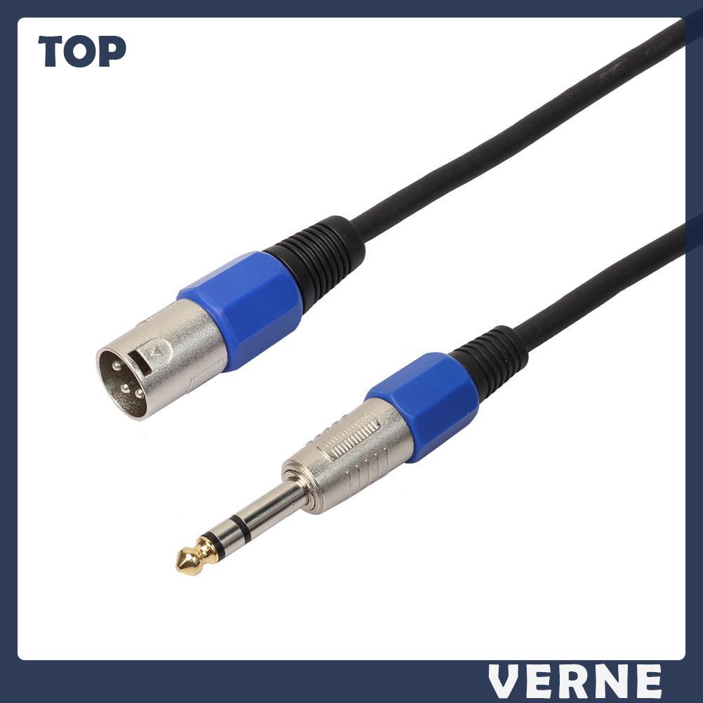 Dây Cáp Âm Thanh 3p Xlr Male Jack Sang 1 / 4 &quot;6.35Mm