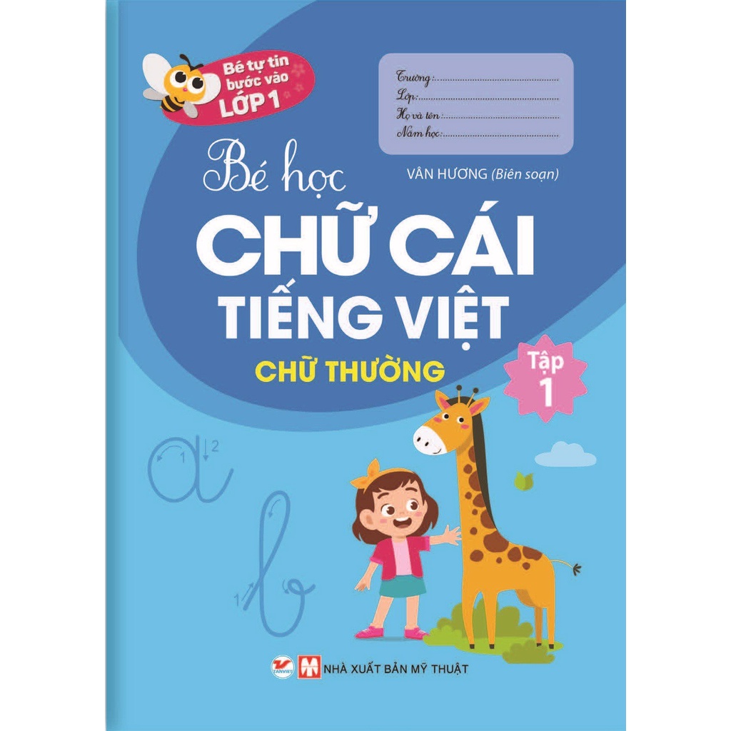 Bộ Sách Tô Chữ Và Số Cho Bé Chuẩn Bị Vào Lớp Một