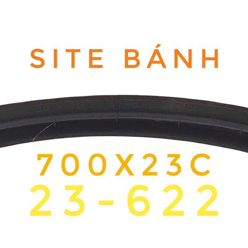 Lốp xe đạp đường trường Deli Tire 700X23C (23-622), chuyên dành cho xe đạp đua (road), hàng Việt Nam chất lượng cao