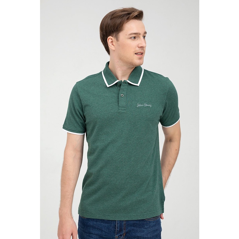 Áo thun nam cổ bẻ tay ngắn , chuẩn form, sang trọng, thanh lịch John Henry - KS22SS23P-SC