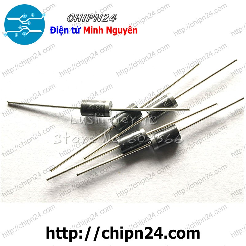 [5 CON] Diode 1N5822 DIP DO-27 3A 40V (5822) [Diode xung]