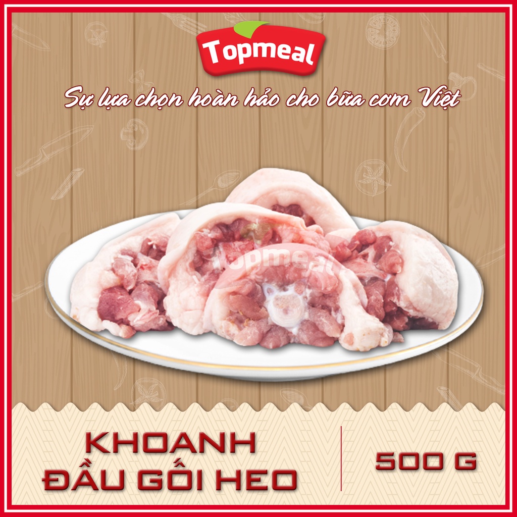 Khoanh đầu gối heo Topmeal 500g
