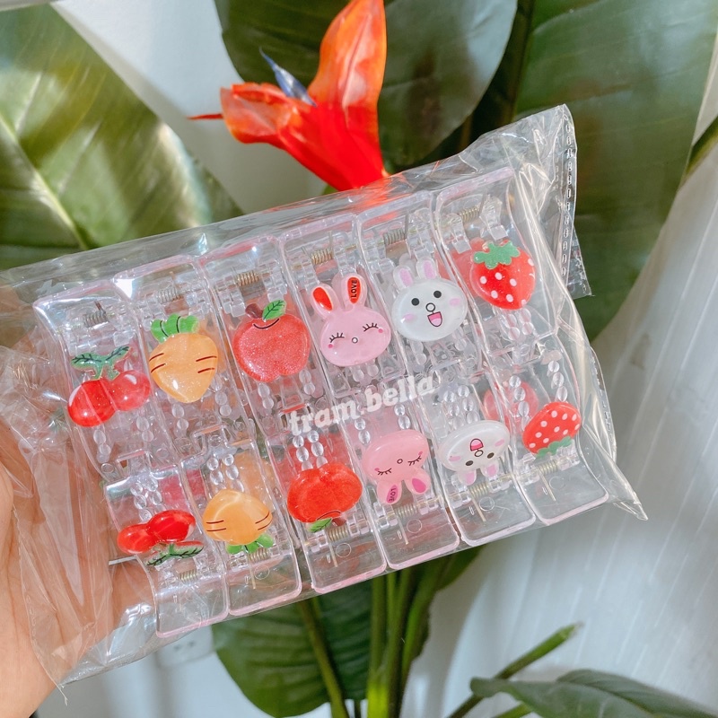 Sỉ 12 cái kẹp càng cua,kẹp trái cây,kẹp thú