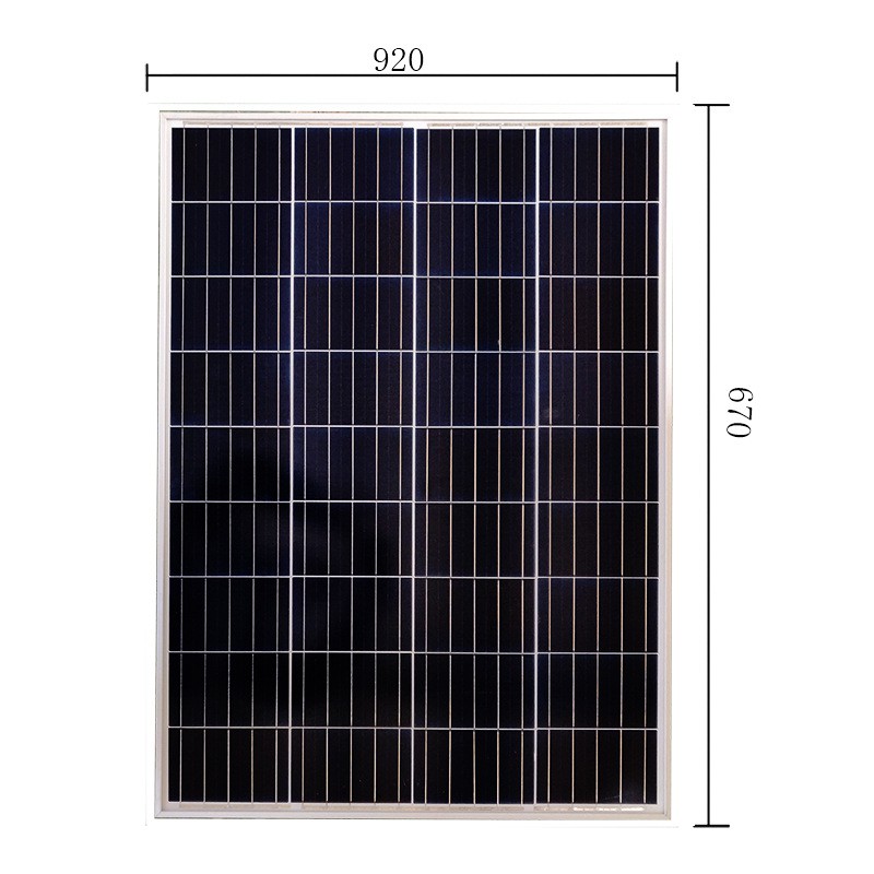 tấm pin năng lượng mặt trời Poly 100W