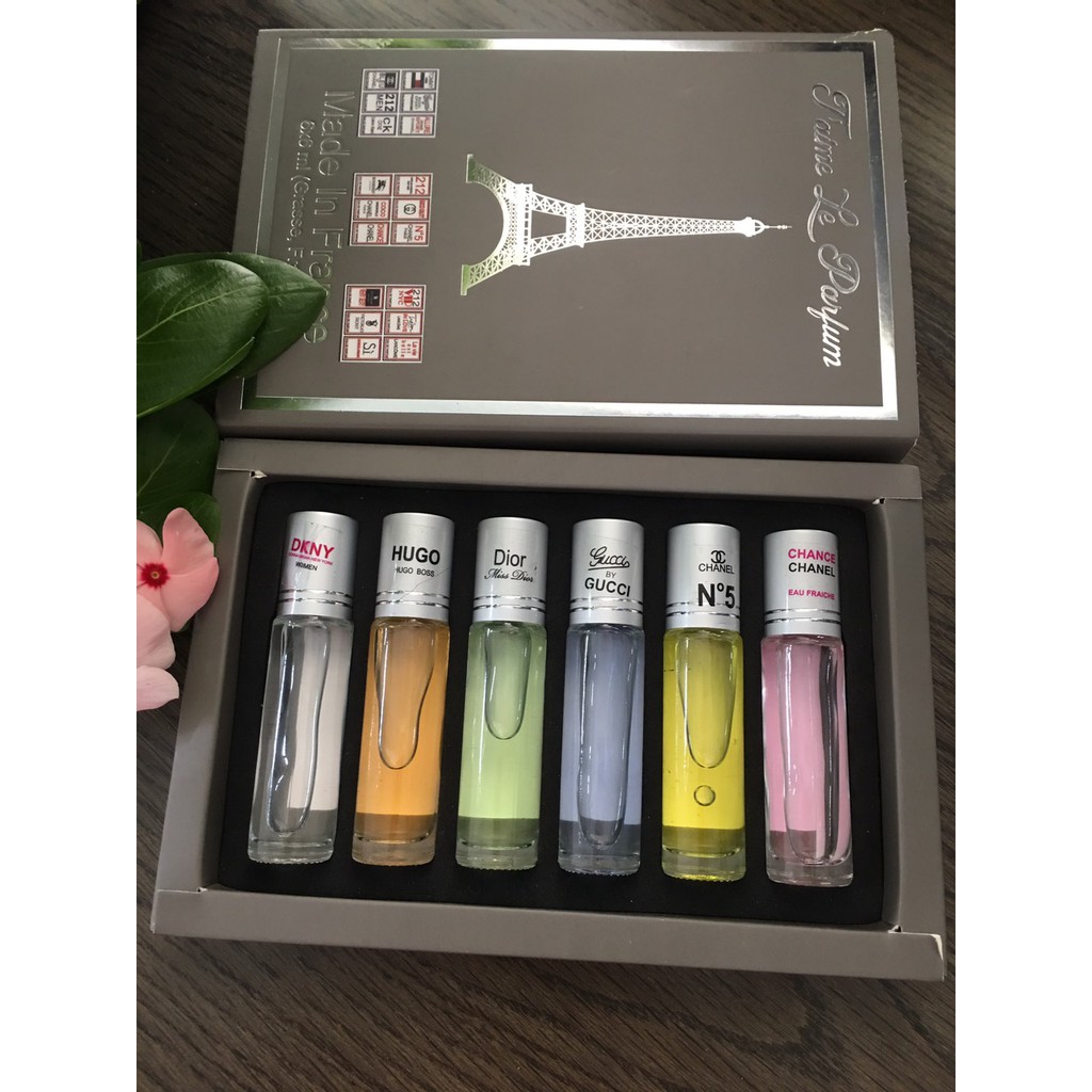 Nước hoa tháp 6 chai.