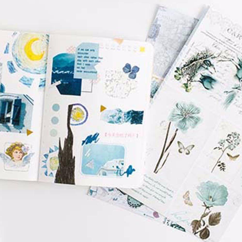 Bộ Sticker Dán Trang Trí Sổ Tay Nhật Ký Hình Gấu Rosy Posy Hoạt Hình Cổ Điển