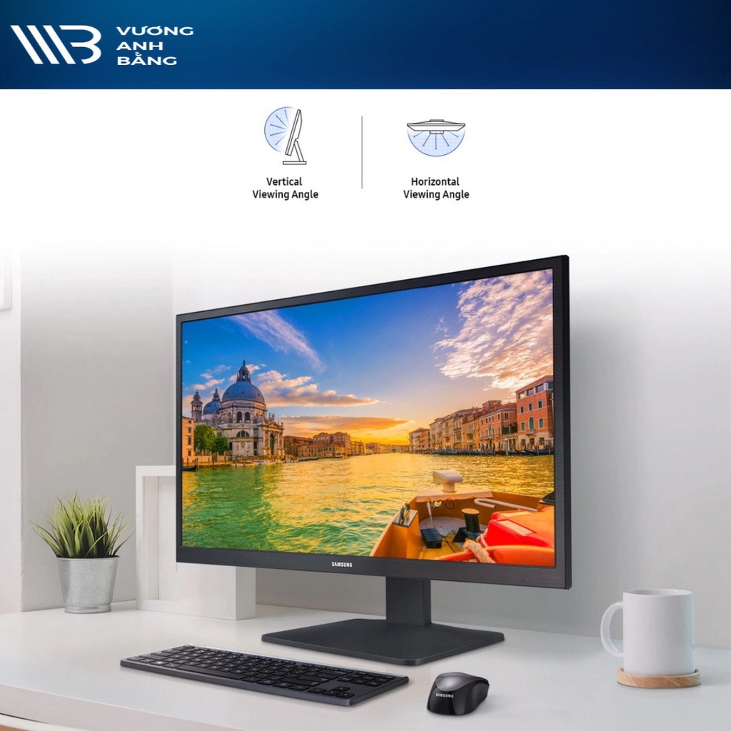 Màn hình LCD 19” SAMSUNG LS19A330NHEXXV (TN - VGA, HDMI, 1366x768, 60Hz)- Hàng Chính Hãng