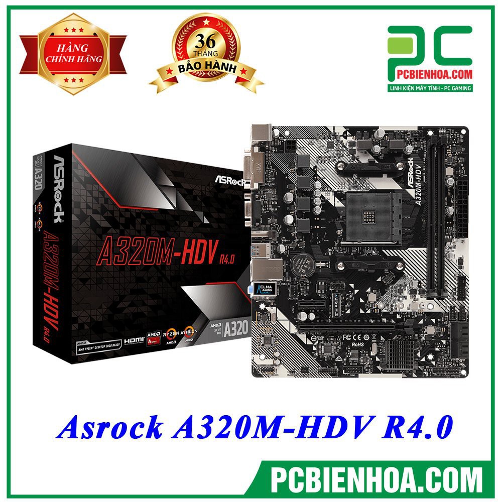 ( Siêu ngon bổ rẻ ) Bo mạch chính/ Mainboard Asrock A320M-HDV 4.0 95