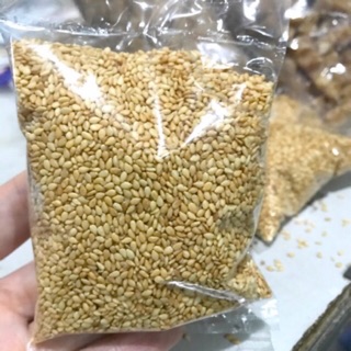 (Mã NSF02P125 giảm 25K) Vừng rang sẵn đủ làm 1kg bột