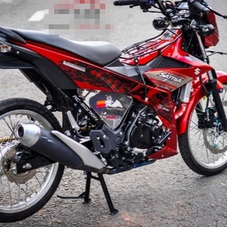 Tem rời satria, tem trùm satria mẫu zin nguyên bản đỏ đen,xanh đen