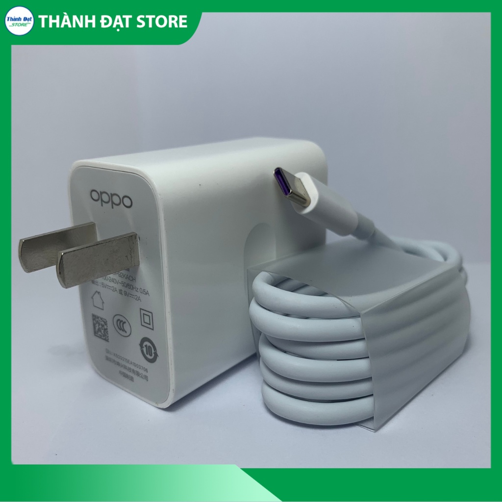 Bộ Củ, Cáp Sạc Nhanh Oppo/Realme 18W - Bộ sạc nhanh chính hãng,Bảo hành 12 tháng