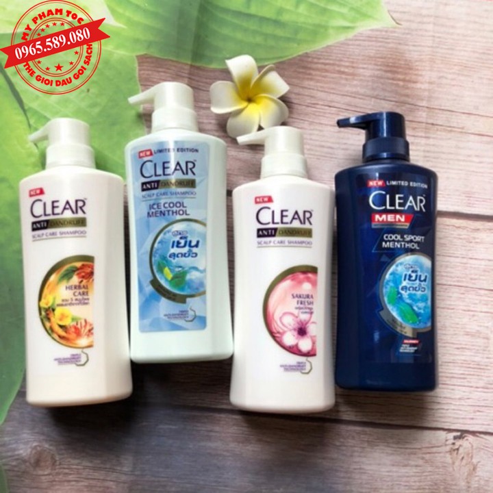 Dầu gội đầu Clear Men | Clear bạc hà | Dầu Gội Clear Thái Lan