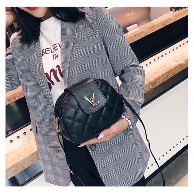 Túi Đeo Chéo Bầu Lv 3 Ngăn
