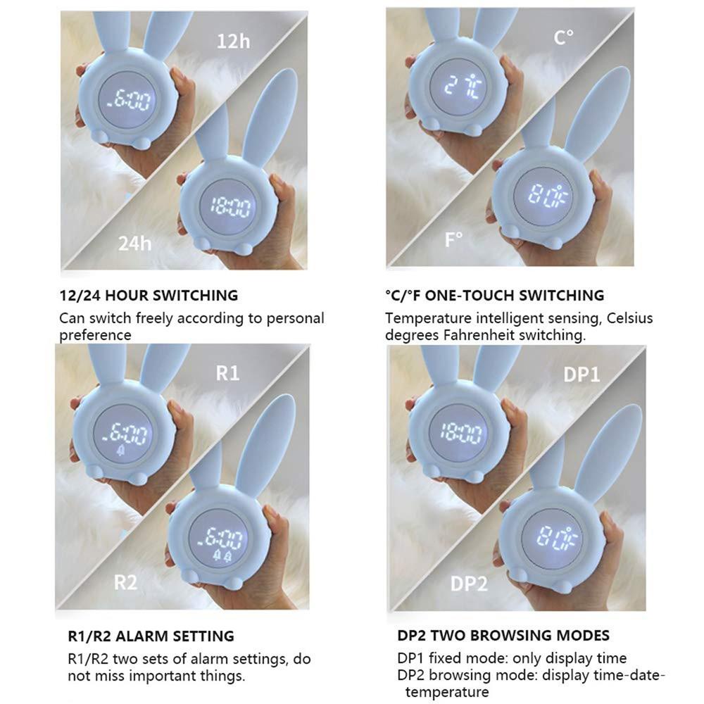 Đồng Hồ Báo Thức Điện Tử Để Bàn Có Đèn LED