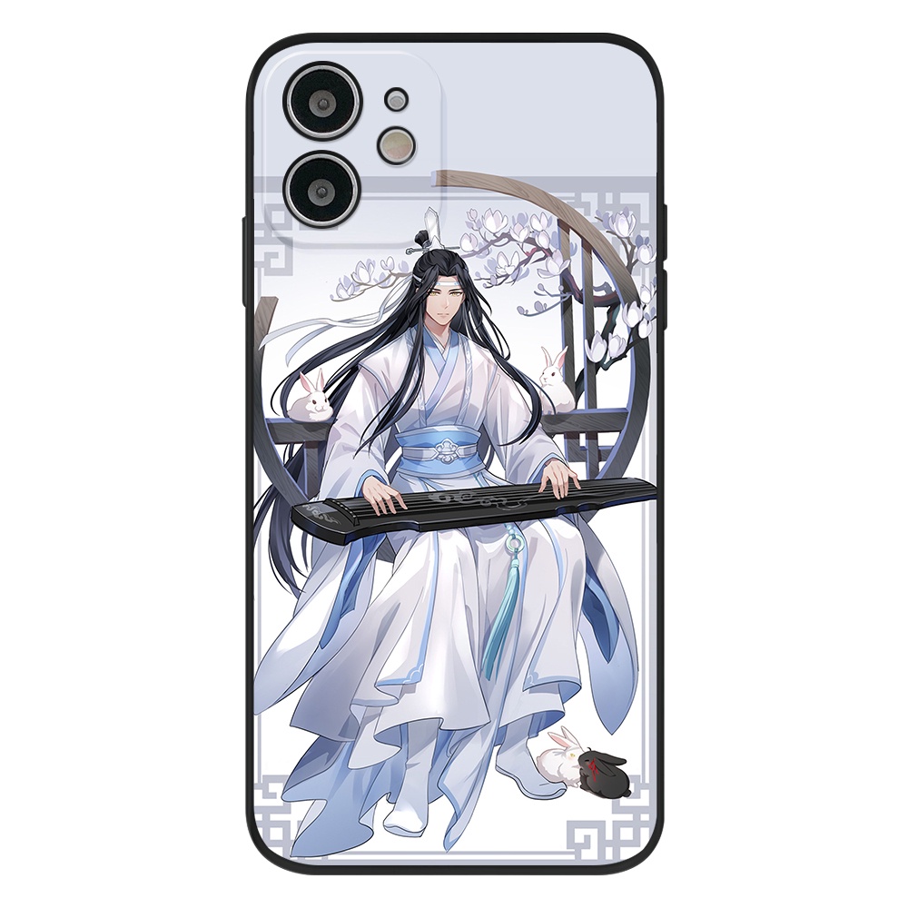 Ốp Điện Thoại Mềm Nhám In Hình Wei Wuxian Lan Wangji Cho IPhone 13 11Promax 7 8 SE 2020 7Plus 8Plus X XS XR XSmax 12 12Pro 12Promax