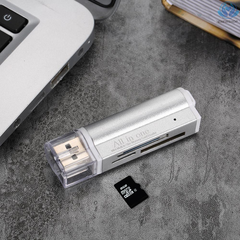 Đầu Đọc Thẻ Nhớ All In One Usb 2.0 Cho Sd / Sd / Tf / Ms Duo / Micro Ms (m2) / Ms Pro Duo