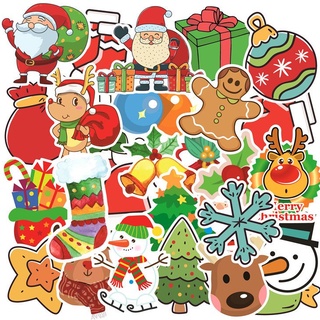 Set 3 cái sticker noel sticker trang trí chủ đề noel giáng sinh