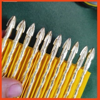 Combo 4 Mũi khoan đa năng 6-12 (dài 130mm) chân lục giác, 4 me, khoan kính, thủy tinh,khoan gạch men, gạch đá hoa cương