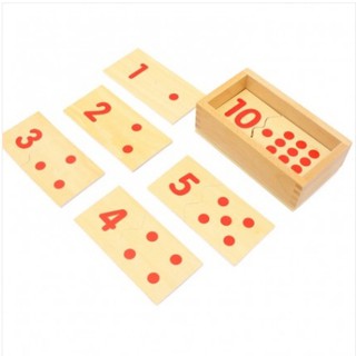 Giáo cụ Montessori thẻ số và chấm