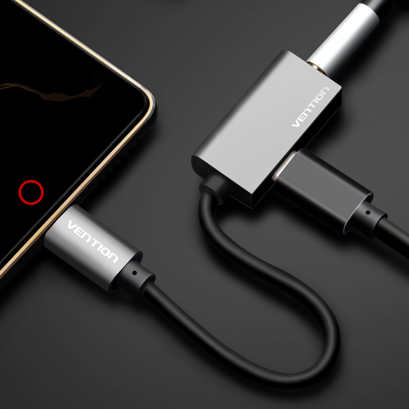 Dây Cáp Chuyển Đổi Âm Thanh Usb Type C Sang 3.5mm Aux 3.5 Jack Cắm Tai Nghe Cho Xiaomi Mi6