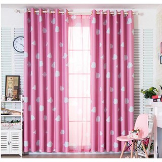 Rèm Cửa Treo Cửa Có Sẵn Khoen Tròn, Rèm Trang Trí - Mẫu Mới XD032