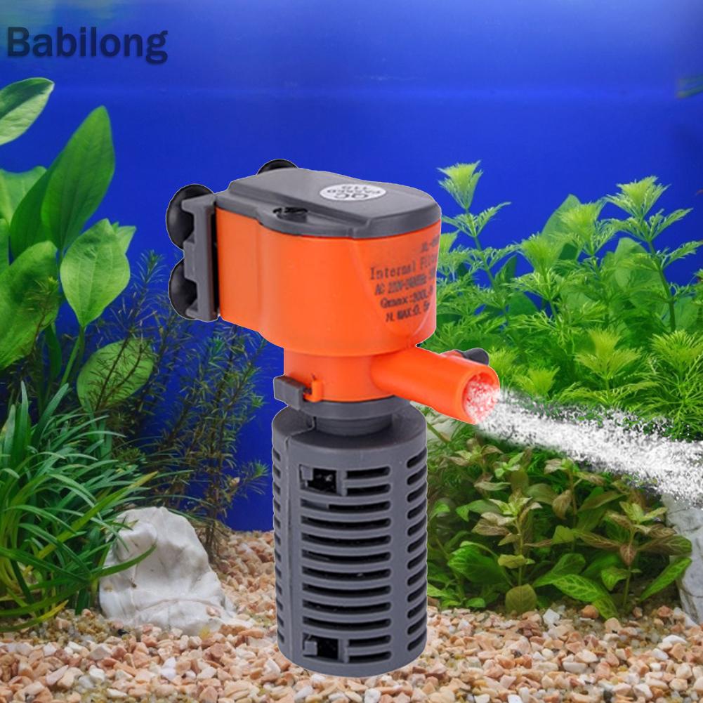 Máy bơm lọc không khí mini 3W 5W 3 trong 1 cho bể cá