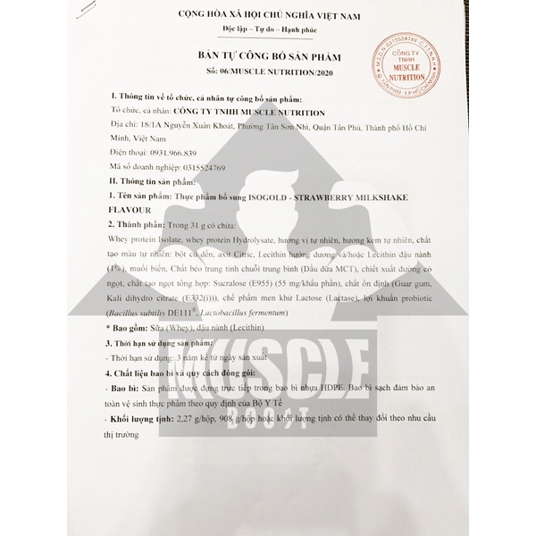 PVL IsoGold 5lbs ISO GOLD Whey 100% Isolate sữa hỗ trợ tăng cơ vị siêu ngon